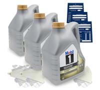 12 Litro Mobil 1 FS X2 5W50 Olio Fiat 9.55535-M2 Porsche A40 Api Sn Sm Set Da