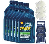 12 Litro Originale Shell Spirax S5 ATE 75W-90 Cambio 5011987176249 GL-4 GL-5
