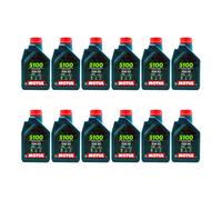12 LT OLIO MOTORE MOTUL MOTO 4T 5100 15W50 TECHNOSYNTHESE ESTERE API SP 12MO52