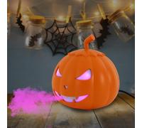 12 luci a LED per nebbia, 800 W, per Halloween, zucca e nebbia, con 3 effetti di luce automatici (saltare, dissolvenza, lampeggiante), macchina per fumare in ABS di alta qualità, per feste di