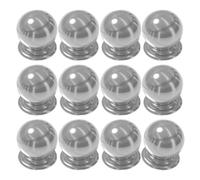 12 maniglie multiuso in lega di alluminio, con foro singolo, portatile, per mobili e espositori commerciali