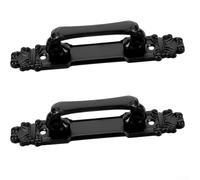 12 maniglie per porte scorrevoli da fienile, progettate per uso in armadi e guardaroba, accessori con fibbia antica compatibili con più tipi di porte (2 pezzi)