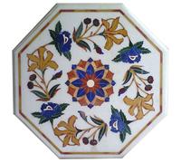 12 " Marmo Caffè Tavolo Top Inserto Pietra Dura Arte Handmade Arredo Casa