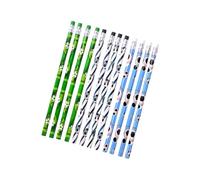 12 matite a tema calcio con gomma da disegno matite scrittura forniture scolastiche per test e uso quotidiano a tema calcio scrittura disegno per la scuola