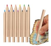 12 matite colorate per studenti - Pastelli artistici con pigmenti vivaci, strumento di colorazione durevole per l'apprendimento, cancelleria adatta ai bambini, kit da disegno versatile per bambini