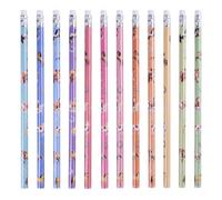 12 matite per cavalli e ragazze, regalo per feste di compleanno per bambini, 1 grado, regalo per l'inizio della scuola, per cavalli, decorazione per compleanno, ragazza, ragazzo