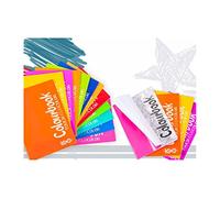 12 MAXI QUADERNI QUADERNONE A4 COLOURBOOK MONOCOLORE QUADRETTINI CON MARGINE PACCO 100 GR