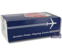 12 mazzo di carte AVIATOR (6 Blu / 6 Rosso)