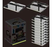 12 mensole da parete per Funko Pop Anime, bordi display con strisce fosforescenti, scaffali da collezione per action figure, sala giochi, mini scaffali da collezione