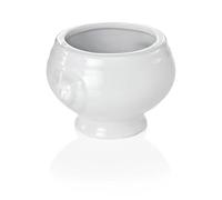 12 mini terrina con testa di leone, 100 ml, bianco, ciotola in porcellana