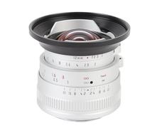 12 Mm F2.0 Lence Prime Ad Apertura Grande per X-PRO X-E1 X-E2 X-A5 X-A7 X-S10 X-S1 X-M5 Design dell'obiettivo Avanzato per Distorsione Zero Ed Eccezionale qualità dell'immagine (Silver)