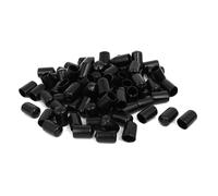 12 mm interno dia Tubo flessibile gomma Tappo filetto vite Protezione 100Pz