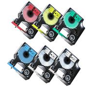 12 mm x 7 m Sostituzione per Dymo D1 12 mm Nastro 45013 45010 45016 45017 45018 45019 Compatibile con Dymo LabelManager 160 210D 260P 280 Labelwriter 450 Duo Labelpoint 150