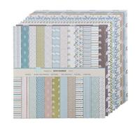 12 Modelli Boho 24 Immagini Carta Scrapbooking, Motivo Double Face Scrapbooking Paper, Spesso Carta per Decoupage, Scrapbooking Carta per DIY Album Fotografico Taccuino 30,5 x 30,5 cm