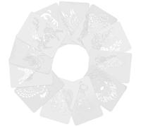 12 modelli di pittura per animali, modelli di disegno fai da te, stencil