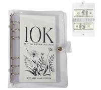 12-Monthly Savings Challenges Binder, 12-Month Envelopes Money Saving Challenge Binder, 12 month Savings Challenge, rilegatura budget with Cash Envelopes for 2.5k/5k/10k Savings (2.5k)