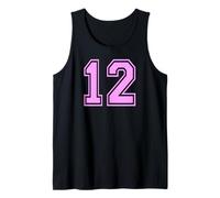 12 Numero Dodici Sport Varsity College Girl Matching Canotta