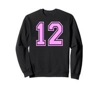 12 Numero Dodici Sport Varsity College Girl Matching Felpa