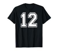 12 Numero Dodici Team Sports Graphic Design Varsity Matching Maglietta
