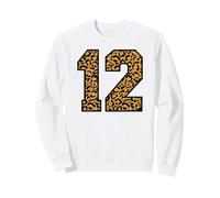 12 Numero Leopard Dodici Sport di Squadra Varsity Matching Felpa