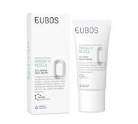 12% OMEGA CREMA FACIAL EUBOS OMEGA-12 RESCUE: cura del viso nutriente e lenitivo | Per pelli secche, sensibili e soggette a eczema | Vegana | 50ml