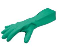 12 PA - GUANTI LAVORO NITRILE VERDE "SOL-VEX PLUS" TG.10"
