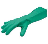 12 PA - GUANTI LAVORO NITRILE VERDE "SOL-VEX PLUS" TG. 7"