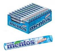12 PACCHETTI CARAMELLE ALLA MENTA MENTOS MINT BOX CONFEZIONE MENTA