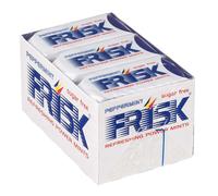 CARAMELLE FRISK MINICOMPRESSE PEPPERMINT MENTA SENZA ZUCCHERO - 12 PACCHETTI