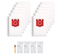 12 Pacchetti per FJM Sacchetti per Aspirapolvere Compatibile con Sacchetti Aspirapolvere Miele, sacchetti C2, Classic C1 Complete C2 C3, S2 S5 S8 con 4 Filtro di 9917730 10123210