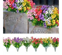 12 pacchetti vibranti colore loto seta artificiale gloria del mattino per estern