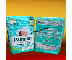 12 Pacchi (192 Pannolini) Pampers Baby Dry Pannolino Taglia 5 Junior (11-25 Kg)