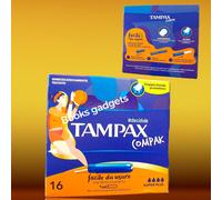 12 Pacchi (192 Tamponi) TAMPAX Compak Super Plus Assorbenti Int. con Applicatore