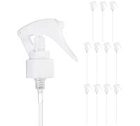 12-Pack Mini Trigger Sprayer Heads, Plastica per 24-410 [Bianco, Solo Testa]