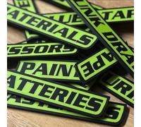 12 Pack of Magnetic Toolbox Labels, Durable Premium 3D Printed Toolbox Drawer Tags Magnetic Tool Box Labels, General Tool Box Organize Accessories, Quick Identifying Toolboxs Drawers (Green)