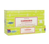 12 Packs of Cannabis Incense Sticks by Satya