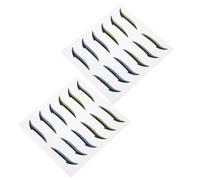 12 Paia Adesivi Eyeliner Occhi Invisibili in Plastica e Truccatori | Look Rapido e Feste, Portatile, Effetto Sottile, Adatto a Palpebra Singola e Linee Occhi
