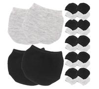 12 Paia Calzini Topper da Donna Mezzi Calzini in Cotone con Slot per le Dita