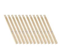 12 paia di bacchette per batteria comode con impugnatura 5A/7A, antiscivolo, leggere, accessori per percussioni in legno d'acero, pratiche bacchette leggere e flessibili