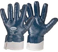 12 paia di guanti rivestiti in nitrile Stronghand *FULLSTAR* naturale/blu