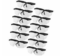 12 paia di occhiali di sicurezza regolabili Specifiche protezione occhi di si...