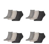 12 Paia Di Puma Sneaker Invisibili Calzini Taglia 35 - 49 Unisex Donna Uomo