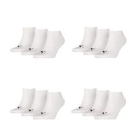 12 Paia Di Puma Sneaker Invisibili Calzini Taglia 35 - 49 Unisex Donna Uomo