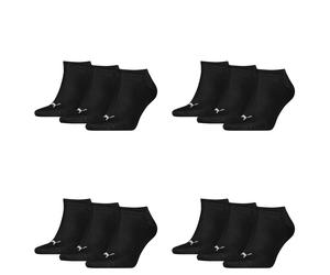 12 Paia Di Puma Sneaker Invisibili Calzini Taglia 35 - 49 Unisex Donna Uomo