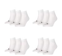 12 Paia Di Puma Unisex Calzini Quarter Sneaker Taglia 35 - 49 Per Donne E Uomini