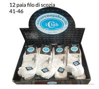 12 PAIA FANTASMINI Nazareno Gabrielli UOMO CALZINI COTONE FANTASMINO Pariscarpa