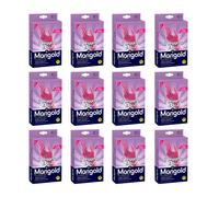 12 paia Guanti felpati in puro cotone Marigold Il Leggero Extra M 7,5