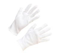 12 Paia Guanti in Cotone Bianco per Gioielli e Monete, Taglia Unica | Traspiranti e Riutilizzabili, per Archivio e Pulizia Delicata, Adatti a Collezionisti e Gioiellieri