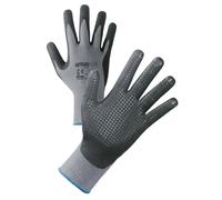12 PAIA GUANTI NYLON / NITRILE 'Nitran Plus' IN FILO CONTINUO