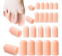 12 Paia Proteggi Dita dei Piedi in Silicone, 4 Misure per Alluce e Mignol